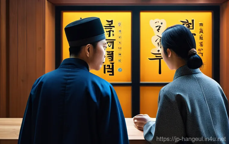 한글 문법 기초 - Here are three image generation prompts in English, detailed for each image, following all your guid...