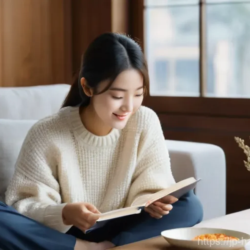 한글과 국제 교류 협력 - A vibrant image featuring a young woman in her early twenties, with a radiant and joyful expression,...