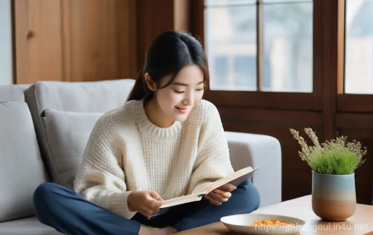 한글과 국제 교류 협력 - A vibrant image featuring a young woman in her early twenties, with a radiant and joyful expression,...